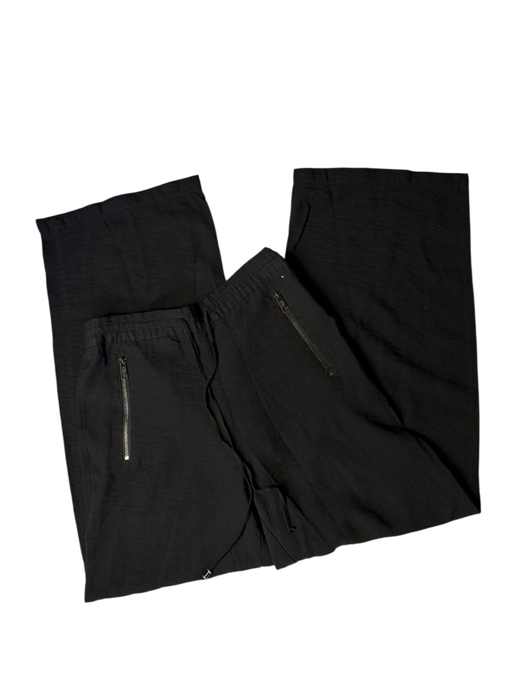 Dkny Black Zip-Pocket Relaxed Joggers